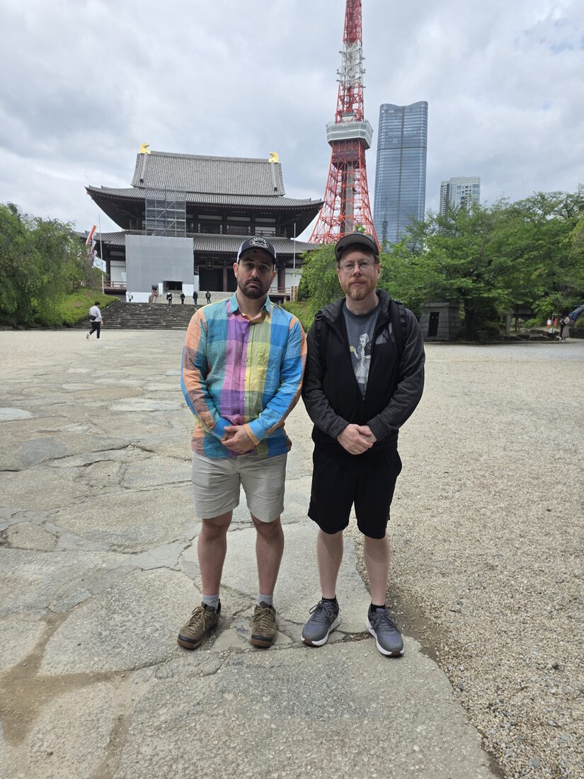 At Zojoji Temple beneath Tokyo Tower